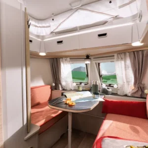 Caravana ERIBA Touring 530 – 3 Lugares para Dormir