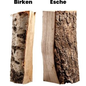 Halbe palette kammergetrocknetes gespalten Birken/Esche Brennholz mischfeuerholz 25cm