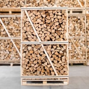Palette Kammergetrocknetes gespalten Buchen Brennholz 25 cm