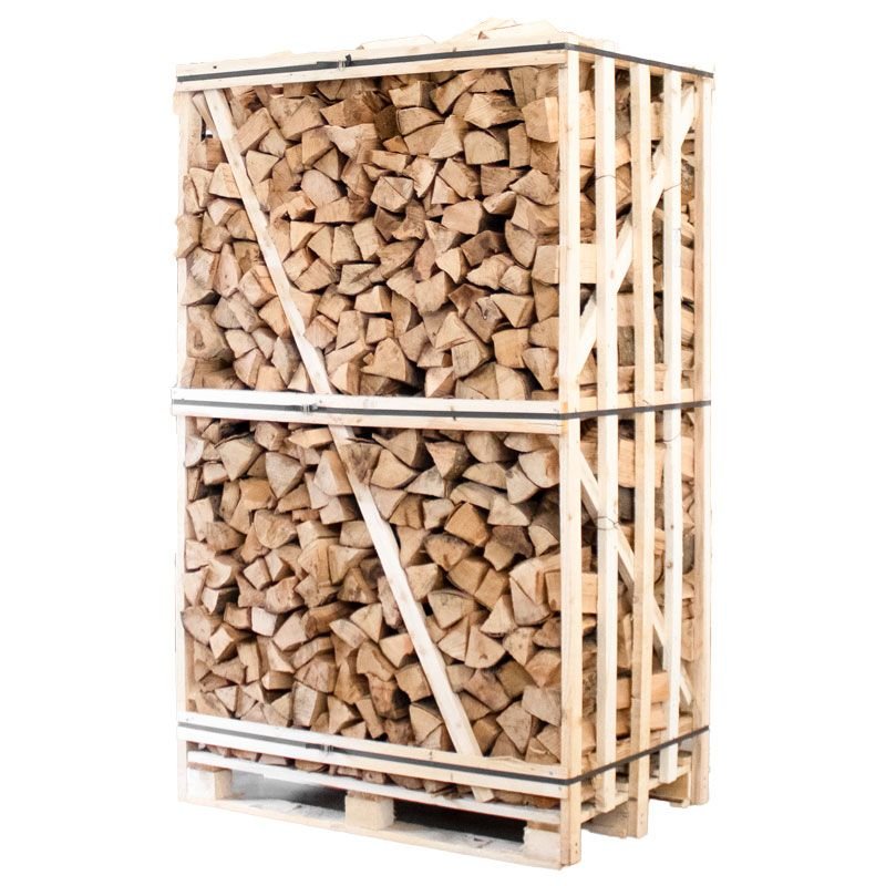 Palette Kammergetrocknetes gespalten Buchen Brennholz 25 cm