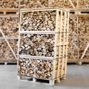 Palette kammergetrocknetes gespalten Hainbuche Brennholz 25cm