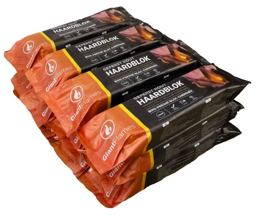 Giant Flames FSC Kaminholz 12 Einheiten x 700gr (8,4 kg)