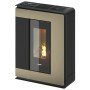 Freepoint Pelletofen Arco Stahl Bronze 7 kW mit Automatik