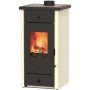 Wamsler Luke Kaminofen Stahl Weiß-Glänzend 8 kW