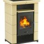 Wamsler Montafon Kaminofen Keramik Creme 7 kW
