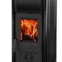 La Nordica Silla Kaminofen Stahl Schwarz 6,6 kW mit Automatik