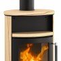 Justus Island 5 2.0 Kaminofen Sandstein Schwarz-Sandstein 5 kW