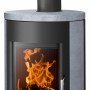 Justus Dauerbrand Kaminofen Austin 5 Speckstein Schwarz 5 kW