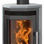 Justus Kaminofen Usedom 5D Dauerbrand Schwarz Speckstein 5 kW