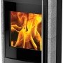 Fireplace Teramo Kaminofen Speckstein Schwarz 6 kW mit Automatik