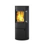 Kleining Neapel Kaminofen Stahl Schwarz 6 kW mit Automatik