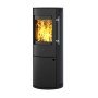Kleining Lugano Kaminofen Stahl Schwarz 6 kW mit Automatik