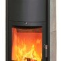 Hark Kaminofen Keno ECOplus Schwarz Naturstein Grau 7 kW Automatik