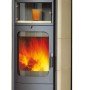 Hark Opera B grande Kaminofen Ofenkacheln Creme 7 kW mit Automatik