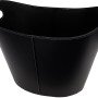 Firefix Kaminkorb Leder mit zwei Griffmulden 31 x 39 x 39 cm