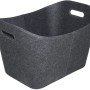 Firefix Kaminholzkorb aus Filz 56 x 35 cm Anthrazit