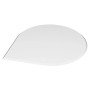 Valo Glasbodenplatte Tropfenform 125 cm x 125 cm Stärke 8 mm Glasklar