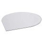 Firefix Glasbodenplatte Tropfenform 110 cm x 132 cm 8 mm