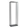 Westmann Stahl Kaminholzregal Xavier Schwarz 40x20x120 cm