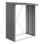 Biohort Kaminholzregal WoodStock 150 Quarzgrau-Metallic