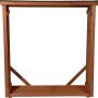 Dobar Kaminholzregal 56090E Kiefernholz 140 x 50 x 143 cm