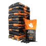Heizfuxx Grillholzkohle Gastro-Qualität – 360 kg Palette