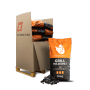 Heizfuxx Grillholzkohle Gastro-Qualität – 120 kg Palette