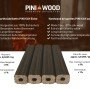 PINI Kay Eichenholzbriketts 33 cm – 300 kg Palette
