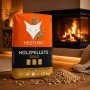 Heizfuxx Gold HD-Qualität Holzpellets Nadelholz – 300 kg Palette