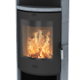 Fireplace Samba Kaminofen Speckstein Schwarz 6 kW