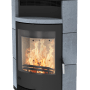 Fireplace Lyon Kaminofen Speckstein Schwarz 8 kW