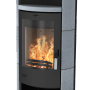 Fireplace Alicante Kaminofen Speckstein Schwarz 8 kW