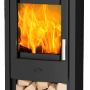 Fireplace Tuvalu Kaminofen Stahl Schwarz 6 kW